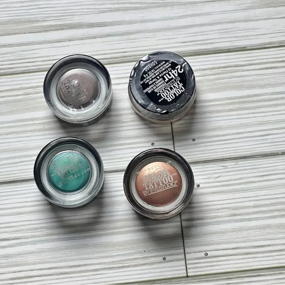 Maybelline Makeup Beauty  New York Color Tattoo  By Eye Studio Four Eyeshadows